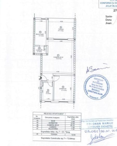 Apartament cu 2 camere semidecomandat, mobilat în Dumbrăvița