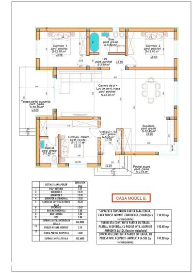 Casă cu 4 camere cu Teren 700 Mp în Recea