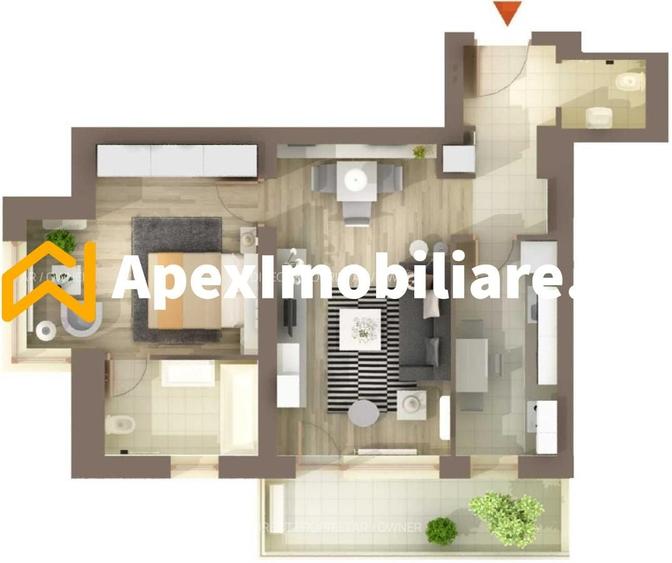 Apartament 2 camere de inchiriat Baneasa Bucuresti | ApexImobiliare.ro - 2