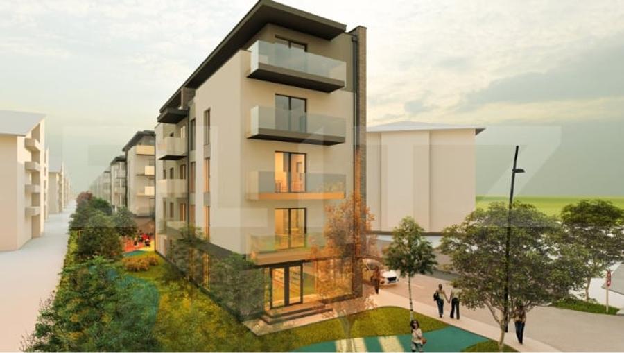 Apartament 2 camere, 44.57 mp finisat nou etaj intermediar, garaj, zona Cetatii - 2