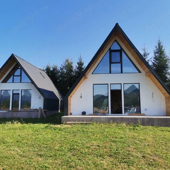 Cabana A Frame cu 3 Dormitoare - Casa de Vacanta cu Teren Valea Doftanei - 1