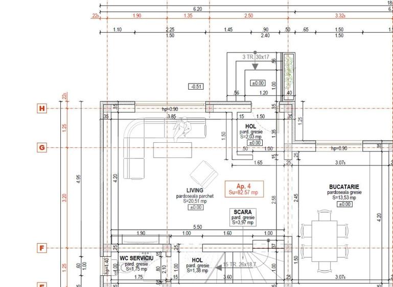 Casă Arhitecților – 82 mp utili, 170 mp curte, 2 locuri de parcare - 9