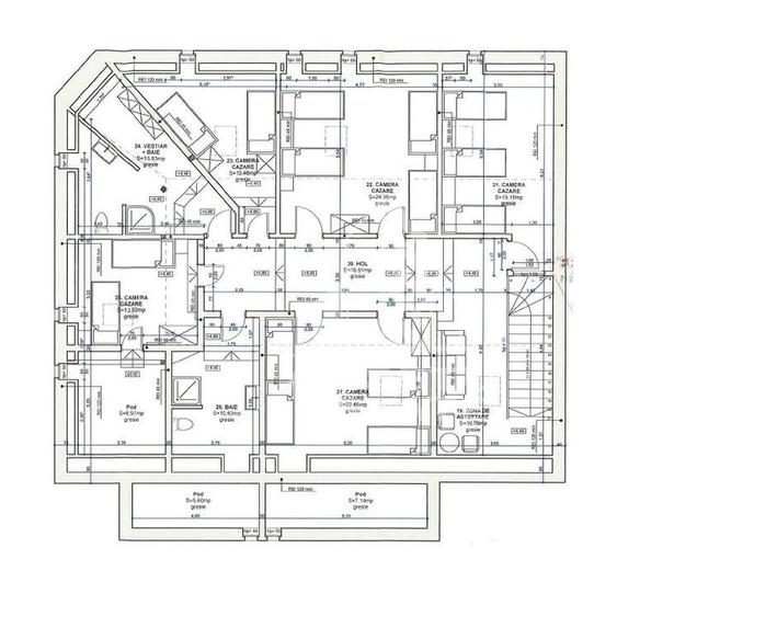 Spatiu SAD pentru birouri sau alte activitati, 175mp, Tipografilor - 12