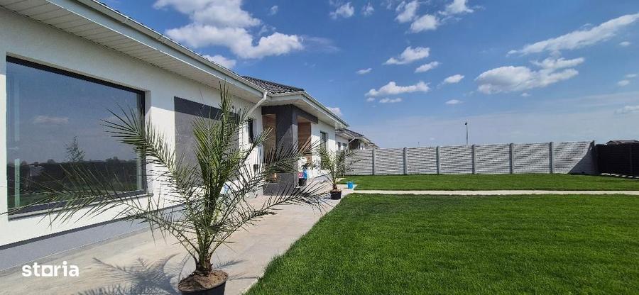 Casa 130mp in Domnesti, 4 Camere, placa beton,520mp teren, finisata - 2