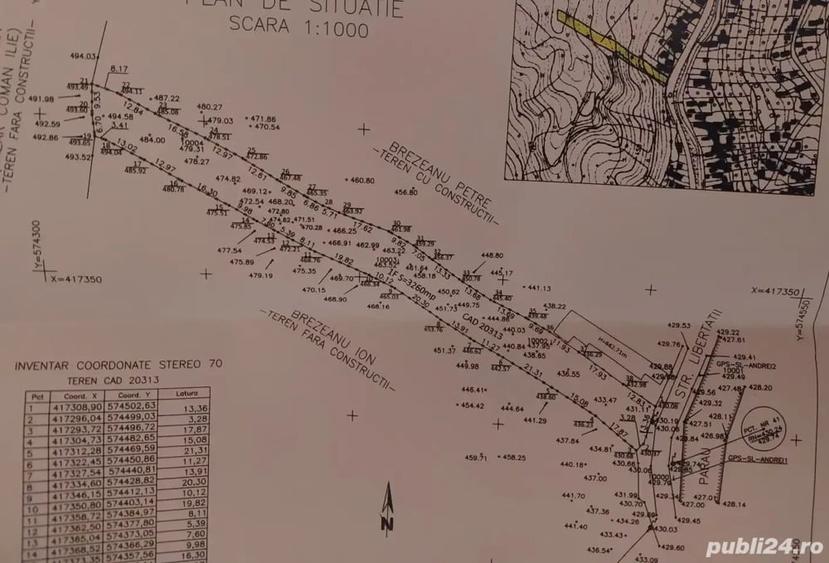 Teren de 3260 mp, în Central
