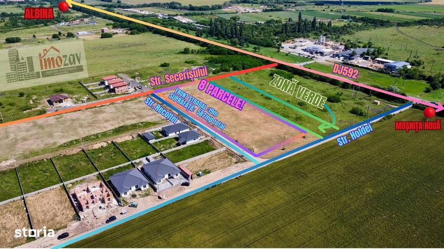 8 Parcele de teren de vanzare Strada Recoltei (5 vandute - 3 ramase) - 1