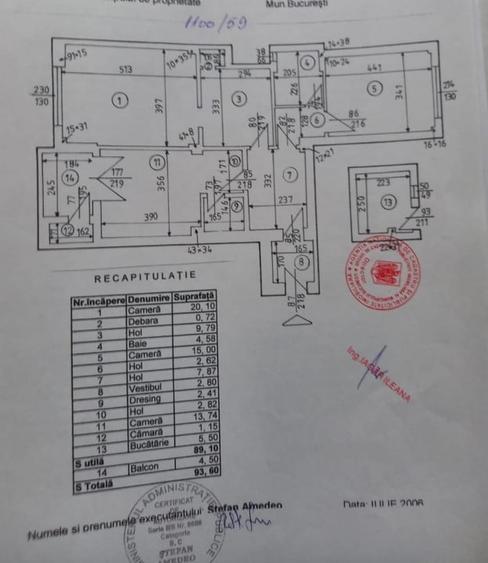 Apartament cu 3 camere cu vedere pe Regina Elisabeta / Ultracentral / Risc 1 - 19