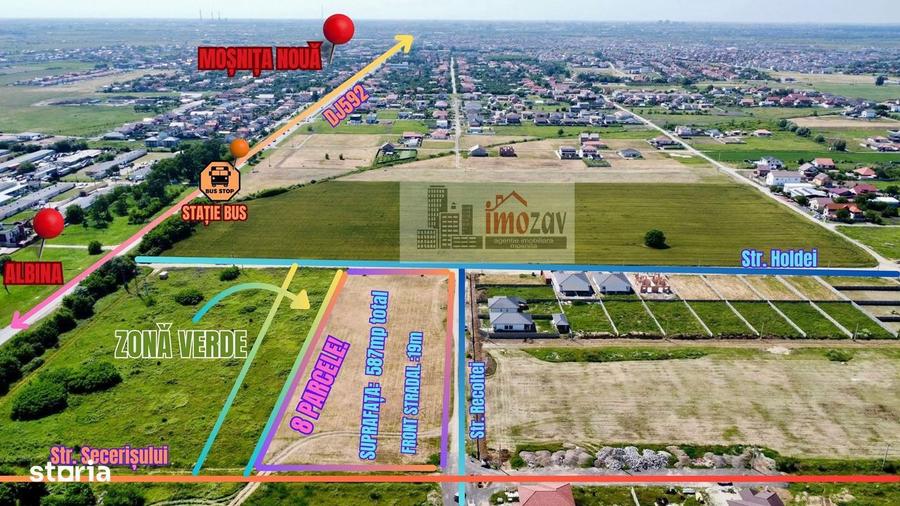 8 Parcele de teren de vanzare Strada Recoltei (5 vandute - 3 ramase) - 2