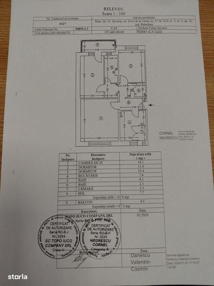 Apartament decomandat 3 camere Zona Hotel Traian - 3