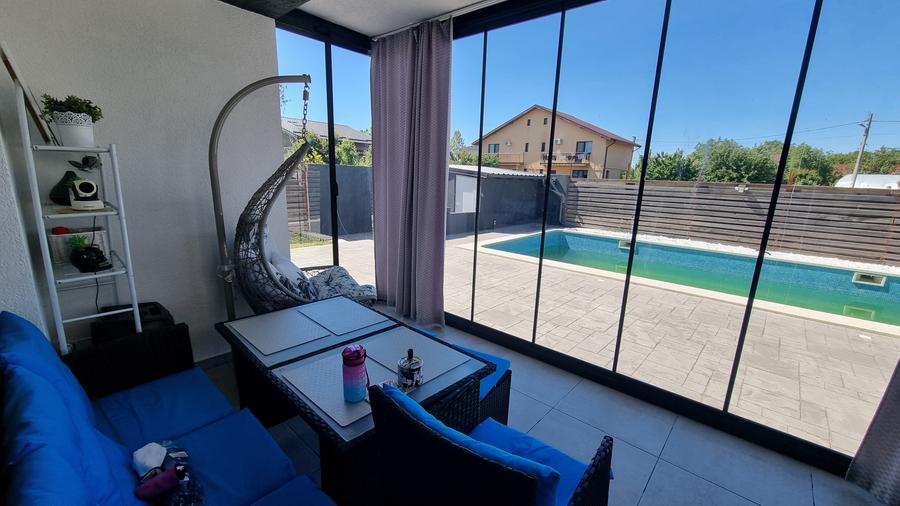 Individuala - 4 Camere - 3 Bai - Piscina - Mobilata Utilata - 11