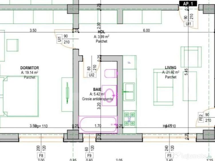 Apartament, 2 camere, 51 mp utili, oras Radauti - 1