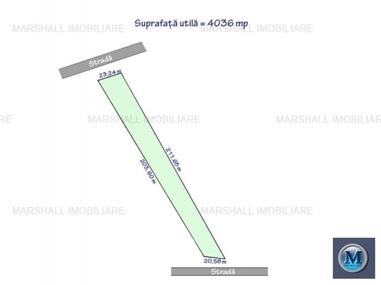 Teren Construcții intravilan de 4036 mp, în Central