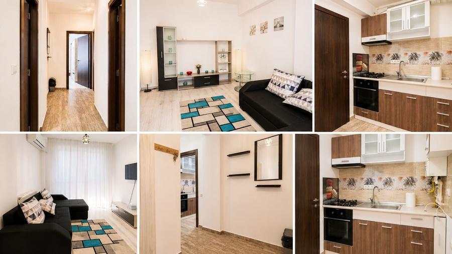 Apartament mobilat/utilat, loc de parcare, 5 min Metrou - 2