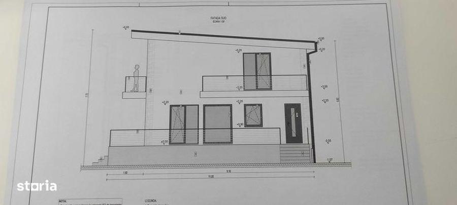 Teren intravilan cu proiect casa duplex - 6