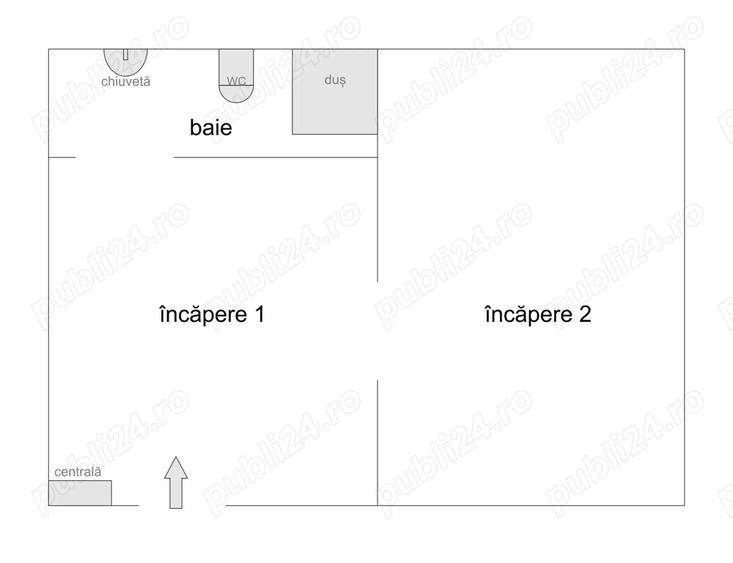 spa?iu de birou - NOU renovat 2 incaperi, centrala gaz - 5