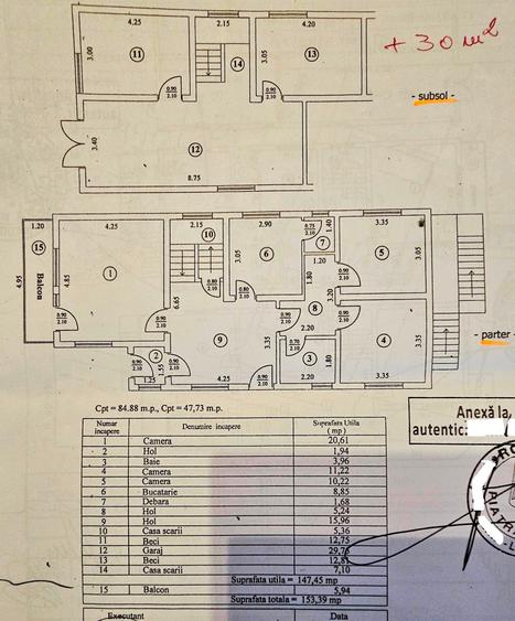 Casa tip duplex cu garaj, beci si crama, zona carrefour- Piatra Neamt - 16