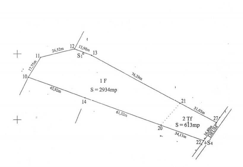 Provita de Jos - teren extravilan 3574 mp - 1