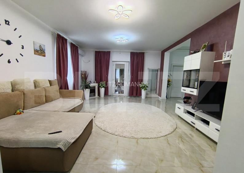 Casa ultra finisata ?i mobilata cu 3 camere 1 living ?i o