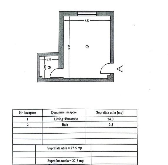 garsoniera Banat , constructie 2014 , mobilata / utilata , pret NEGOCIABIL ! - 14