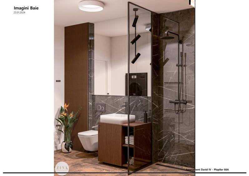 Apartament 2 camere, 56 mp, ultrafinisat, Plopilor-Parcul Rozelor! - 13