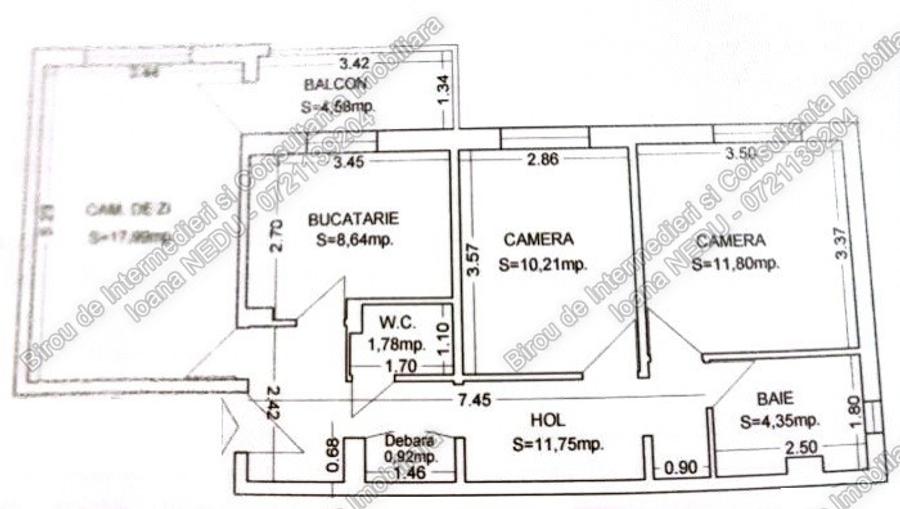⏩ Inel 1 -  3 Camere Decomandate 68m² Mobilat Utilat Izolat Gaze - 7