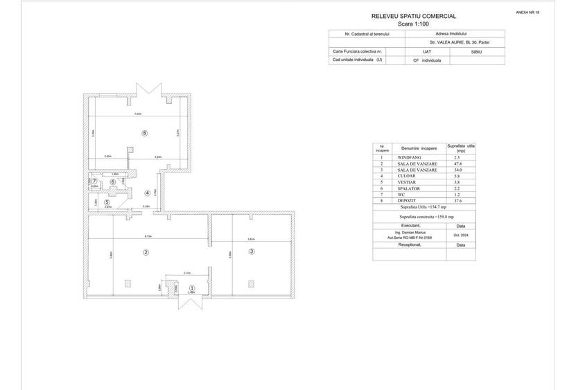 Spațiu Comercial în Cartier Valea Aurie, Str. Valea Aurie bl.30 Pret Negociabil - 3