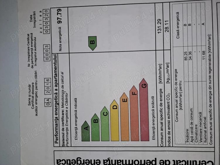 PF , apartament 2 CD , 65mp , et. 1 - 8