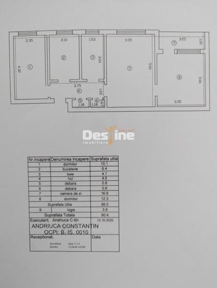 Cantemir , apartament 3 camere, semidecomandat, 127900 euro - 13