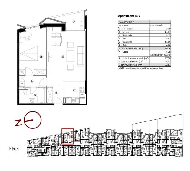102 The Address - apartament 2 camere – Direct Proprietar - 16