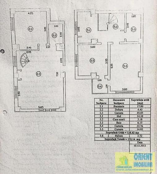Mamaia, Dorna, duplex P+1, mobilat, gaze, inchirieri Constanta - 10