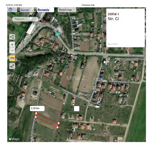 Teren intravilan în localitatea Mineri, județul Tulcea Teren intravilan în localitatea Mineri, județul Tulcea