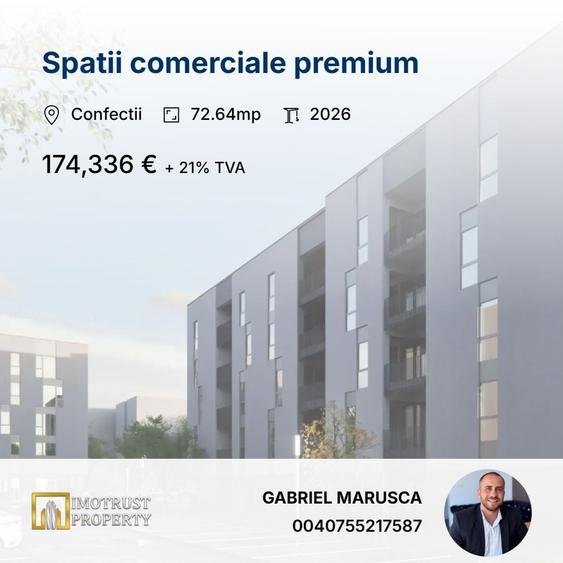 Spatiu comercial de vanzare, Arad Confectii - 1