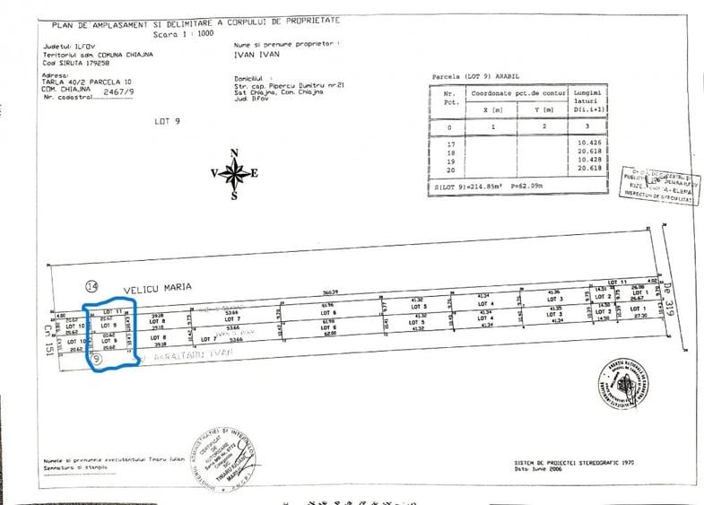 Teren de vanzare sau inchiriere Chiajna/ perfect pentru casa - 1
