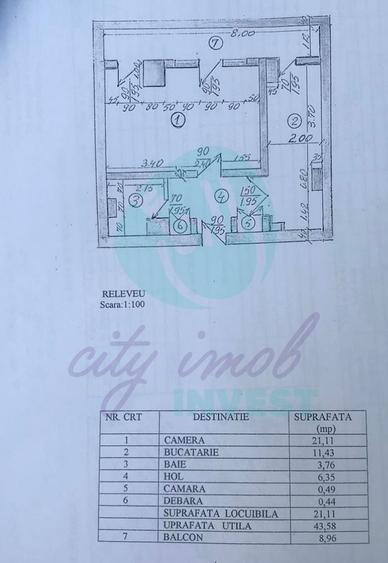 Studio 53 mp Mobilat si Utilat complet- 5 minute Metrou Eroilor - 10