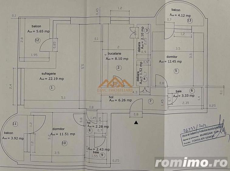 Apartament obcini | 3 camere | Lift | Mag. Mihalex - 8