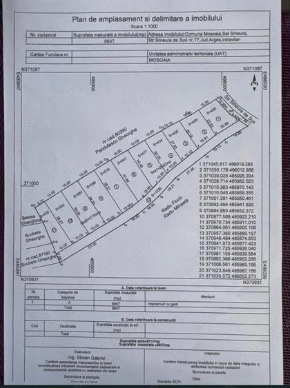 Teren de 6647 mp, în Exterior Vest