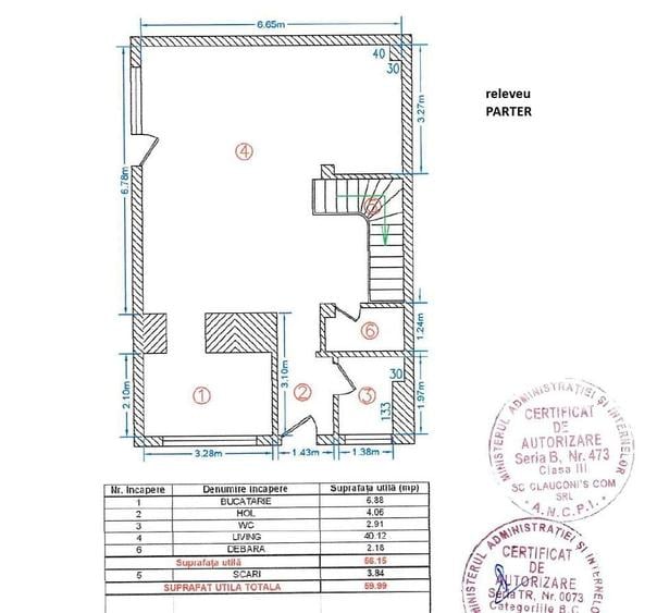 Casă cu 4 camere cu Teren 187 Mp în 1 Decembrie
