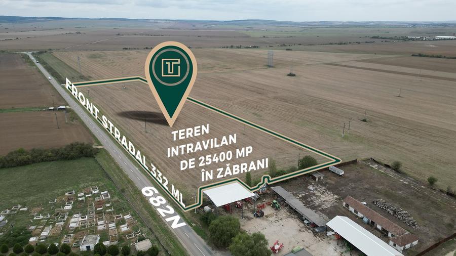 Teren intravilan de 25400 mp cu potențial excepțional pentru investiție în Zăbra - 3