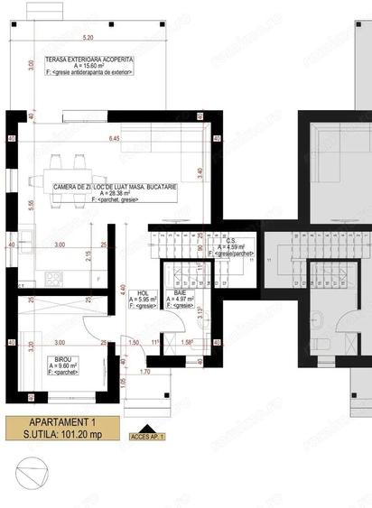 Despartit prin casa scarii! Zona buna! Asfalt! Toate utilitatile! - 7