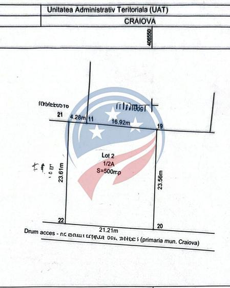 Teren Construcții intravilan de 500 mp, în Bariera Vâlcii