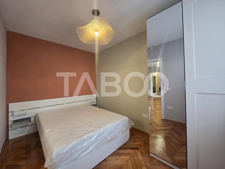 Apartament cu 3 camere semidecomandat, mobilat în Mihai Viteazul