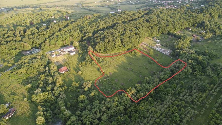 Teren intravilan la liziera padurii Cisnadie -Tocile,14.100mp cu PUZ - 1