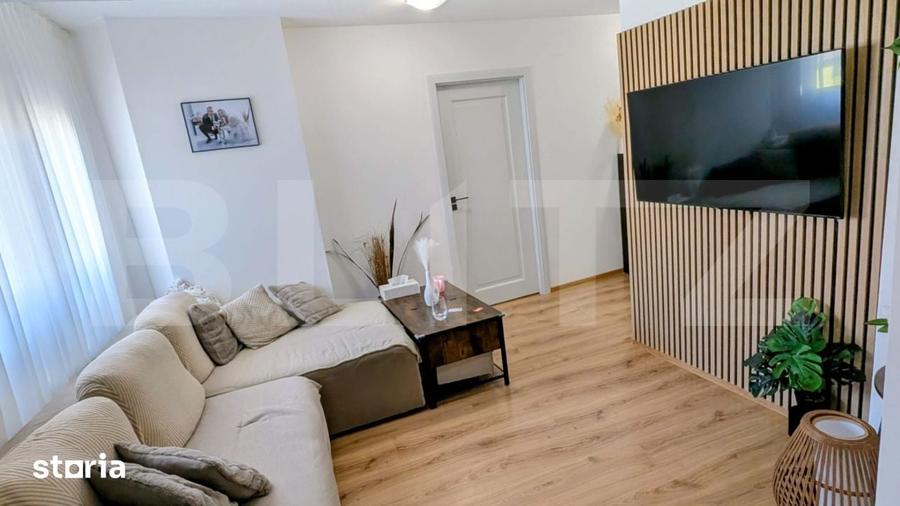 Apartament 3 camere, 58 mp, complet renovat mobilat, etaj 2 lift, zona - 6
