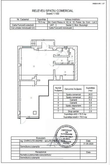 Spatiu Comercial Camil Ressu  inchiriere - 9