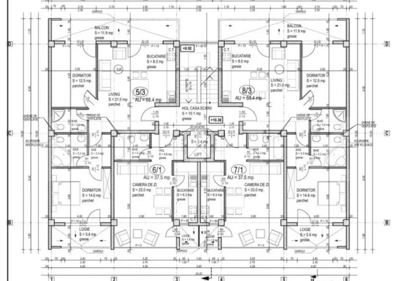 Apartament 1 camere, 38.40 mp, zona Semicentral - 1