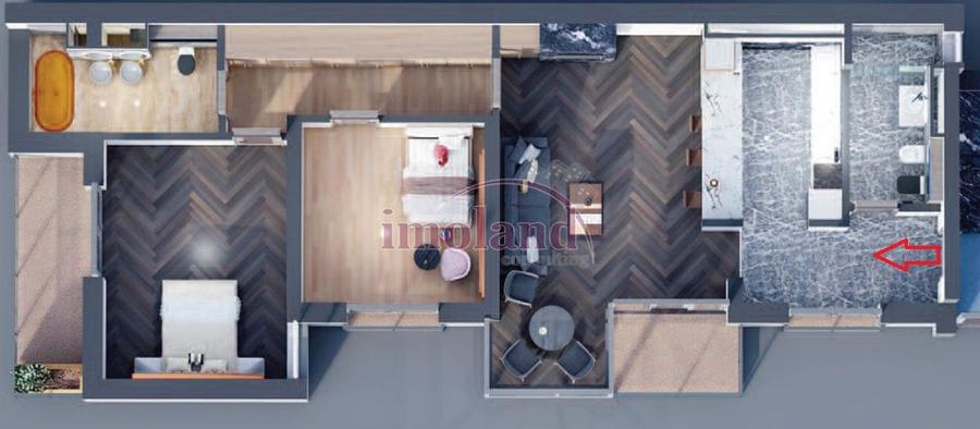 Apartament 3 camere - Zona Marriott - 14