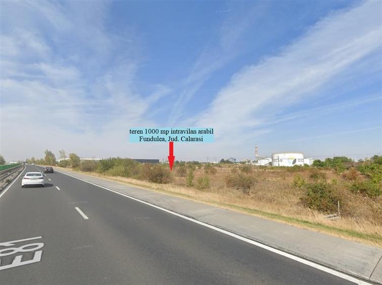 Teren 1000 mp Fundulea, deschidere Autostrada A2, ideal commercial - 7