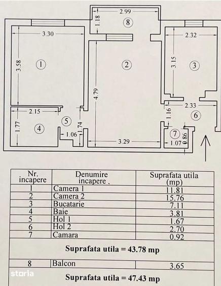 Apartament 2 camere Tomis 2/Vis-a-Vis de Spitalul Judetean - 3
