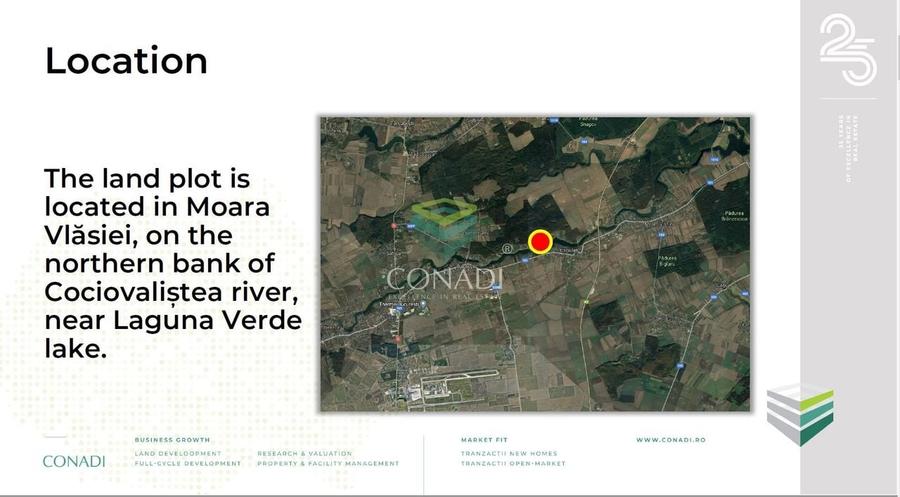 Balotesti Moara Vlasiei |acces din A3 dezvoltare  "gated community" - 2