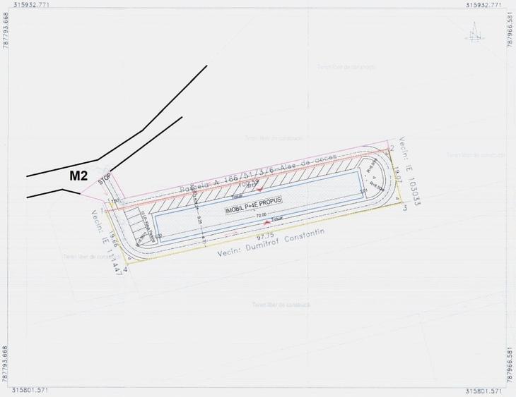 Teren Mamaia Sat 1906 mp P+4E/5E - bloc / ansamblu case - 2
